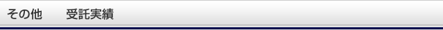 その他 受託実績